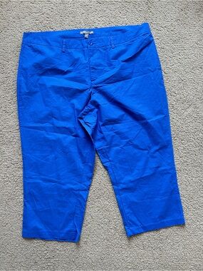 Blue Jessica London Cropped Summer Trousers